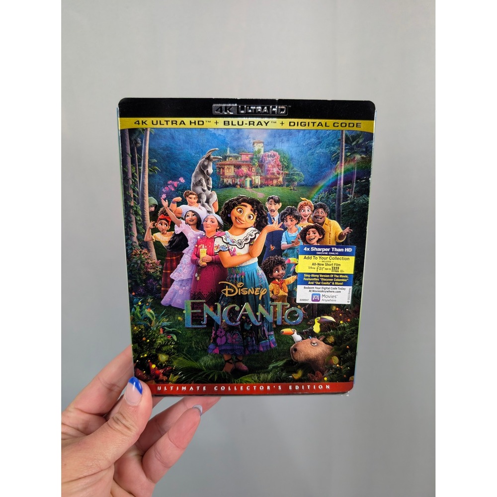 Disney Encanto 4K Ultra HD Blu-ray Digital OS Multicolor New